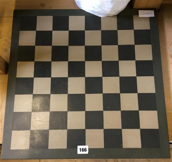 Marble chess board & chess pieces